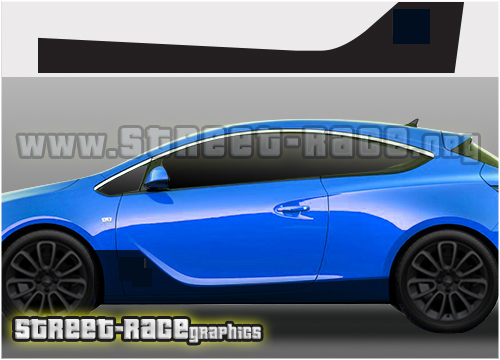 Vauxhall / Opel Astra graphics - Street Race Graphics