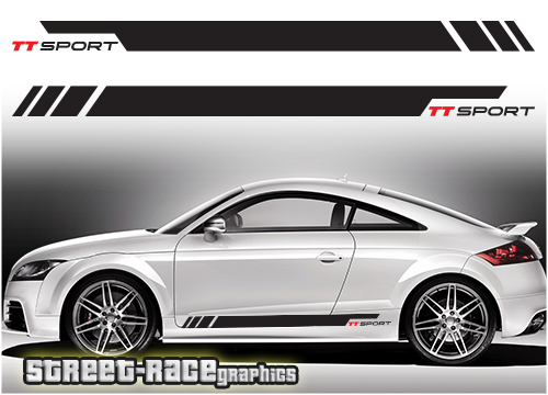 Audi TT racing stripes 016