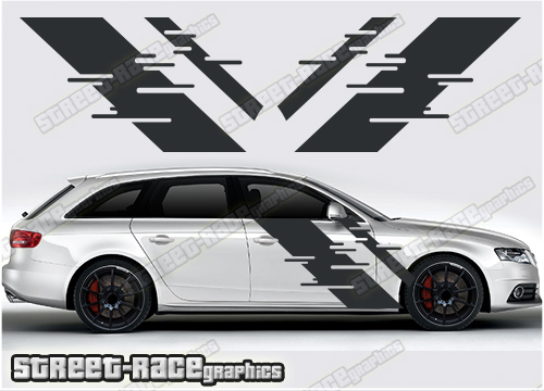 Audi A4 decals - Street Race Graphics