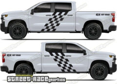 Chevrolet Silverado large 018 - Flags - Street Race Graphics