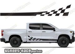 Chevrolet Silverado racing stripes 010