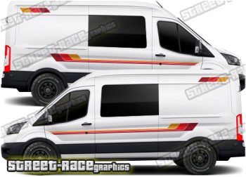 Ford Transit camper van RETRO graphics 199