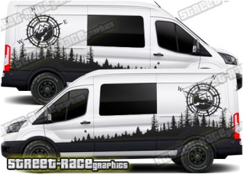 Ford Transit camper van graphics 209