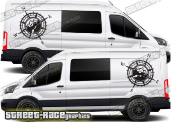 Ford Transit camper van graphics 210 - Compass