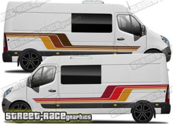 Movano – Master – NV400 camper van RETRO graphics 197